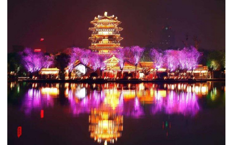濟(jì)南亮化工程，濟(jì)南照明工程，濟(jì)南城市夜景亮化工程，濟(jì)南樓體亮化工程